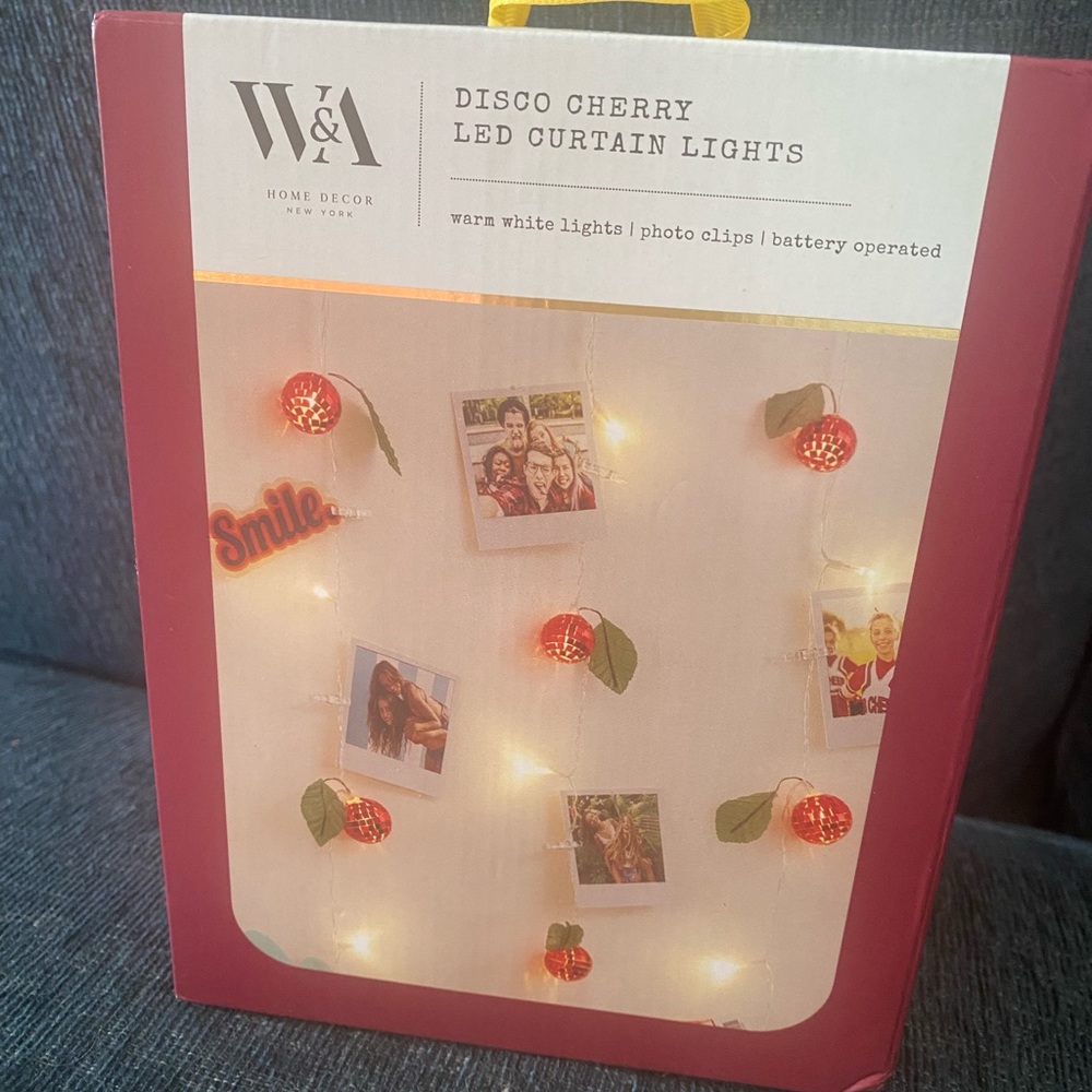 Disco Cherry LED Curtain Fruit Lights Kit Viral